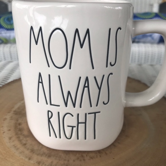 Rae Dunn Mom is always right mug - Picture 4 of 5